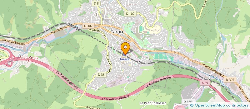 localisation de l'entreprise AKQG  TARARE