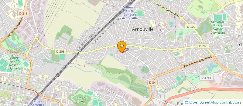 localisation de l'entreprise AKR  ARNOUVILLE