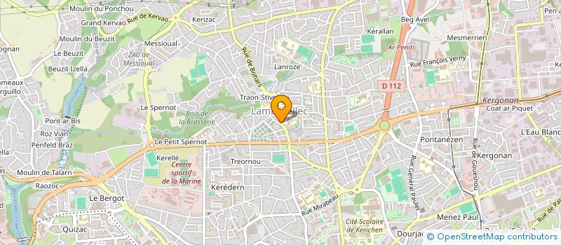 localisation de l'entreprise AKRAM à BREST
