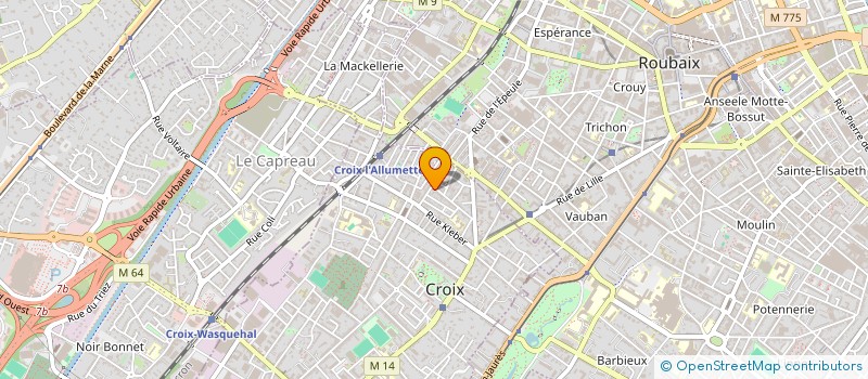 localisation de l'entreprise AKRAPO'LOC  CROIX