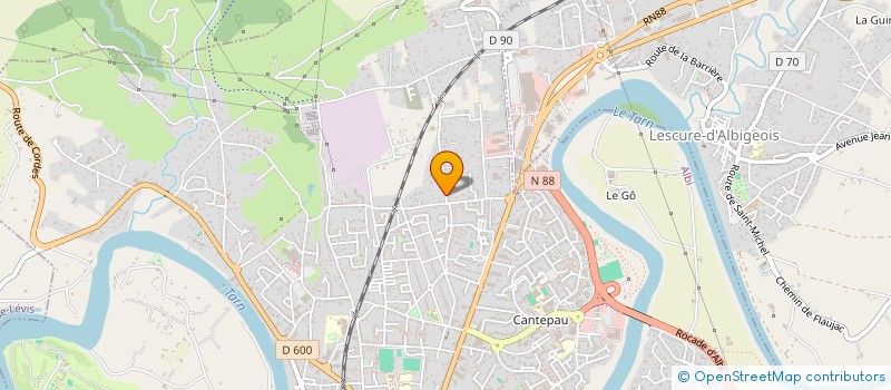 localisation de l'entreprise AKRB à ALBI