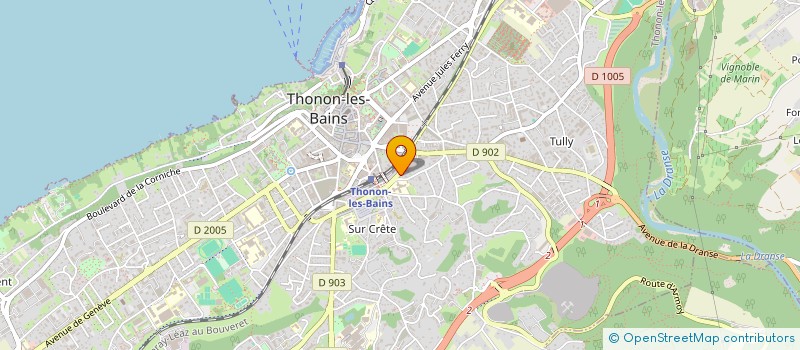 localisation de l'entreprise AKREMI MACONNERIE à THONON-LES-BAINS