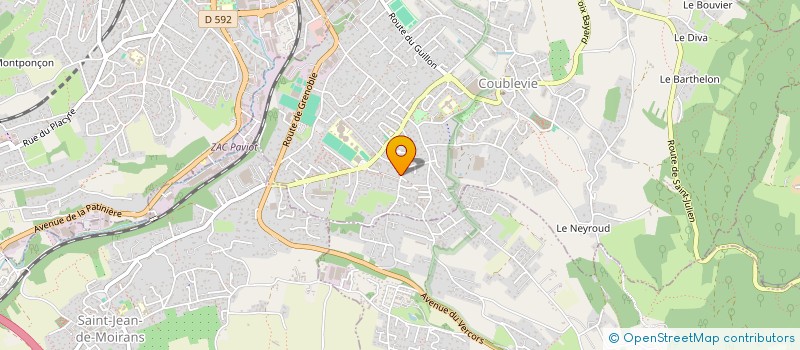 localisation de l'entreprise AKRICHE AKRAM TAXI  COUBLEVIE