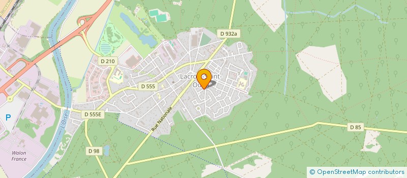 localisation de l'entreprise AKRIUM  LACROIX-SAINT-OUEN