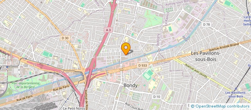 localisation de l'entreprise AKRO BAT CONSEIL à BONDY