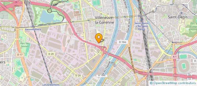 localisation de l'entreprise AKROUM TRANSPORTS à VILLENEUVE-LA-GARENNE