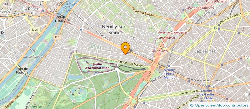 localisation de l'entreprise AKRYON à NEUILLY-SUR-SEINE