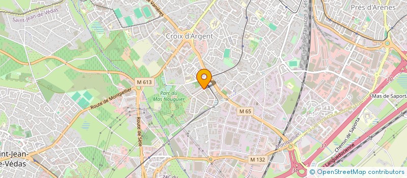 localisation de l'entreprise AKS à MONTPELLIER