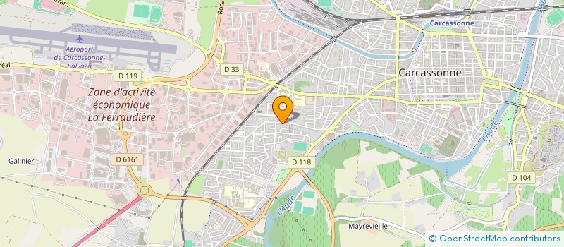 localisation de l'entreprise AKS à CARCASSONNE