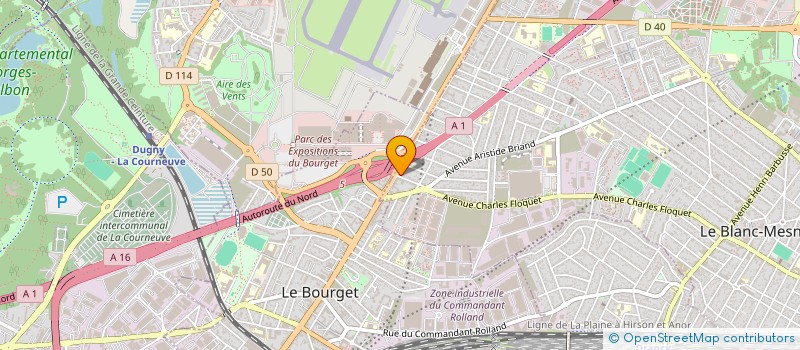 localisation de l'entreprise AKS AUTO LAVAGE à LE BLANC-MESNIL