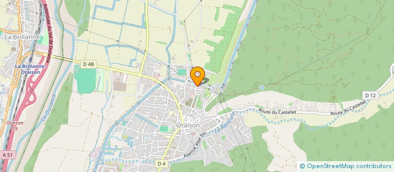 localisation de l'entreprise AKS BATIMENT à ORAISON