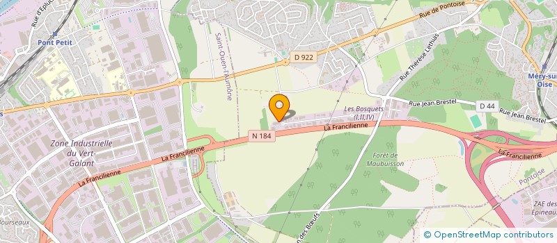 localisation de l'entreprise AKS DISTRIBUTION  MERY-SUR-OISE