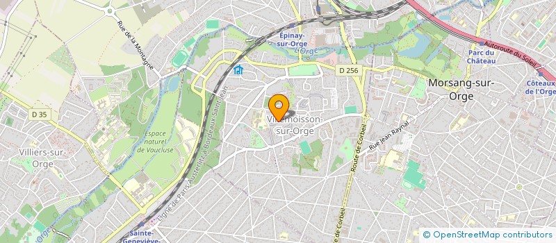 localisation de l'entreprise AKS-IDF ASSOCIATION DES KINES DU SPORT - ILE DE FRANCE à VILLEMOISSON-SUR-ORGE