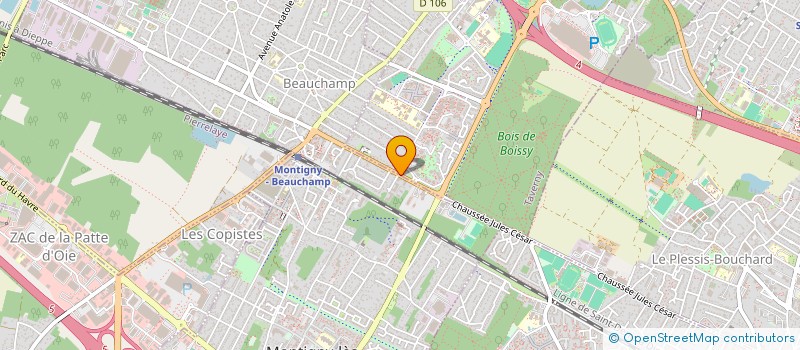 localisation de l'entreprise AKS INTERNATIONAL à TAVERNY