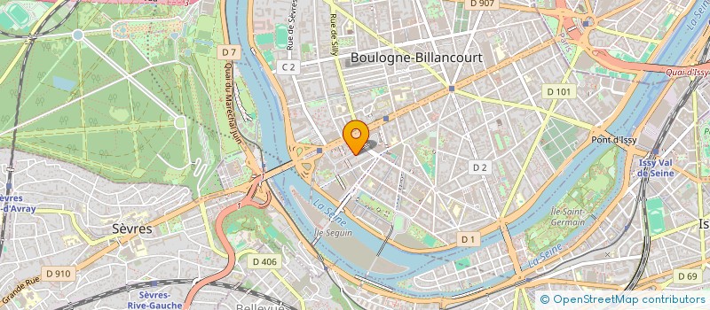 localisation de l'entreprise AKS RECORDS à BOULOGNE-BILLANCOURT