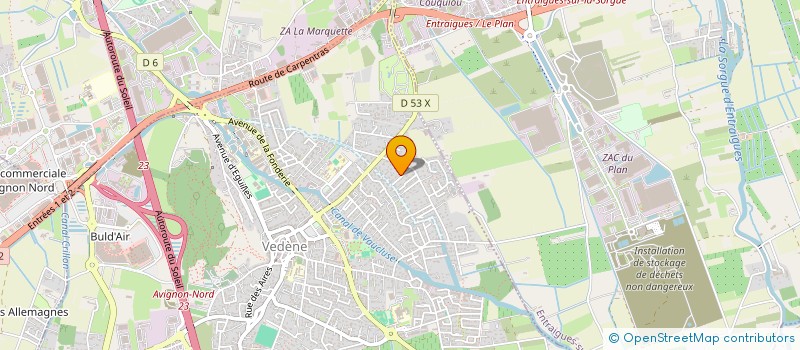 localisation de l'entreprise AKS RENOV à VEDENE