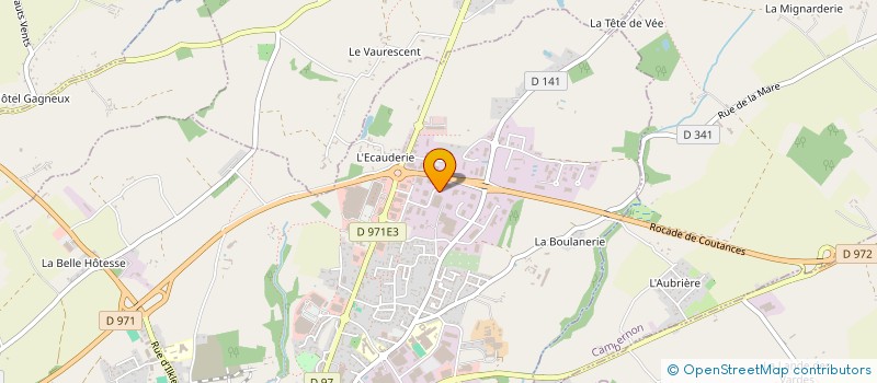 localisation de l'entreprise AKSA AMEUBLEMENT à COUTANCES
