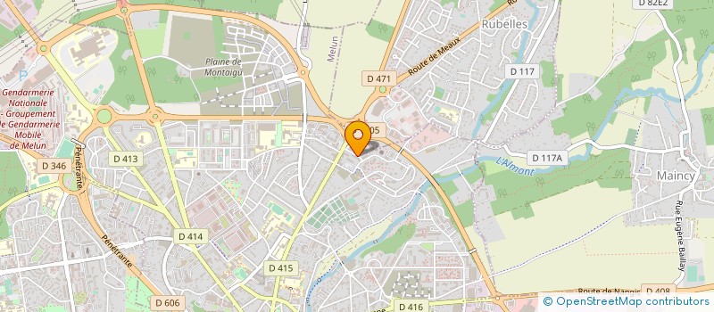 localisation de l'entreprise AKSA BAT à MELUN