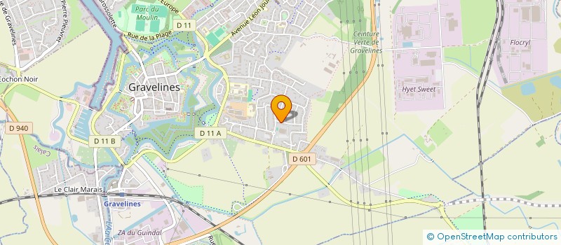 localisation de l'entreprise AKSA BATIMENT à GRAVELINES