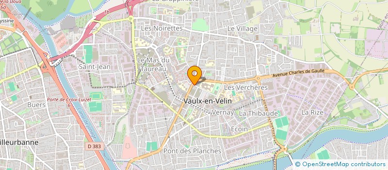 localisation de l'entreprise AKSAKALLAR  VAULX-EN-VELIN