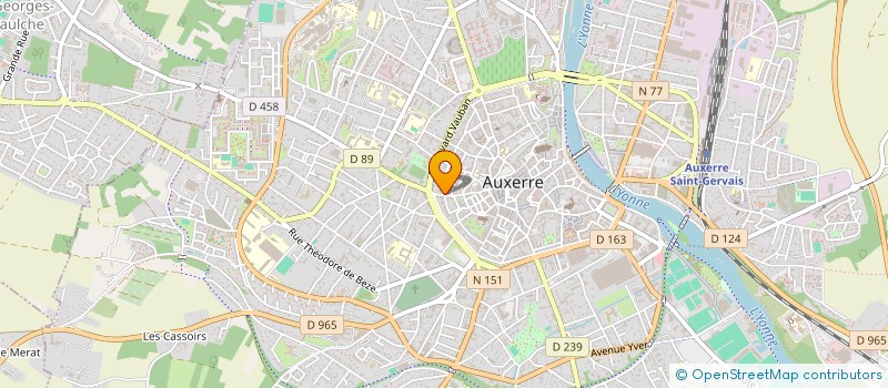 localisation de l'entreprise AKSANA à AUXERRE