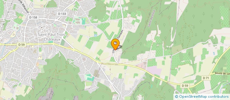 localisation de l'entreprise AKSE PAIE  SAINT-PAUL-TROIS-CHATEAUX