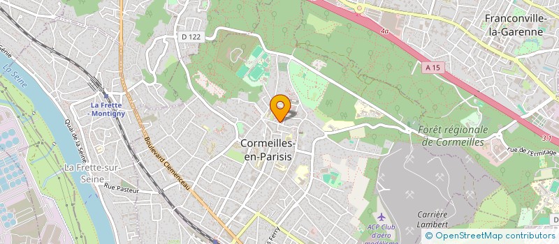 localisation de l'entreprise AKSED à CORMEILLES-EN-PARISIS