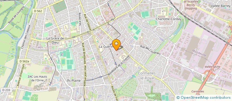 localisation de l'entreprise AKSEL à CAEN
