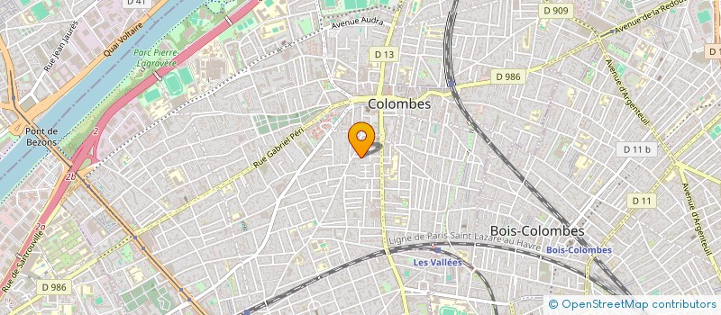localisation de l'entreprise AKSEL à COLOMBES