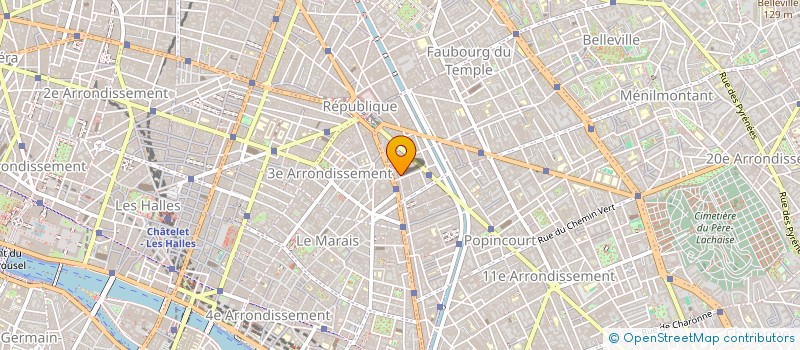 localisation de l'entreprise AKSEL ECHAFAUDAGES à PARIS