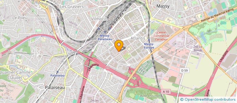 localisation de l'entreprise AKSELEN à MASSY