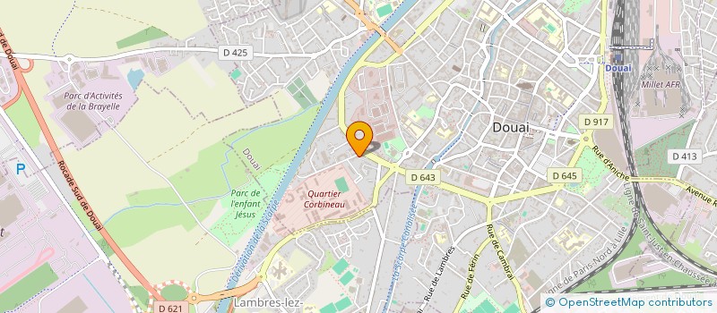 localisation de l'entreprise AKSERBAT à DOUAI