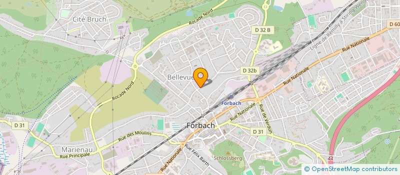 localisation de l'entreprise AKSES  FORBACH