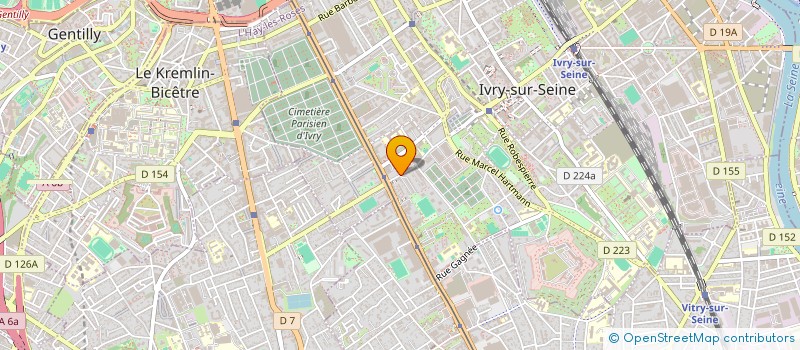 localisation de l'entreprise AKSES  IVRY-SUR-SEINE