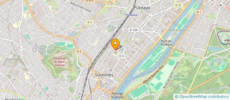 localisation de l'entreprise AKSES TV à SURESNES