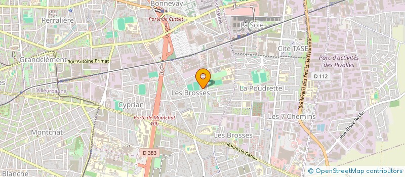 localisation de l'entreprise AKSIL  VILLEURBANNE