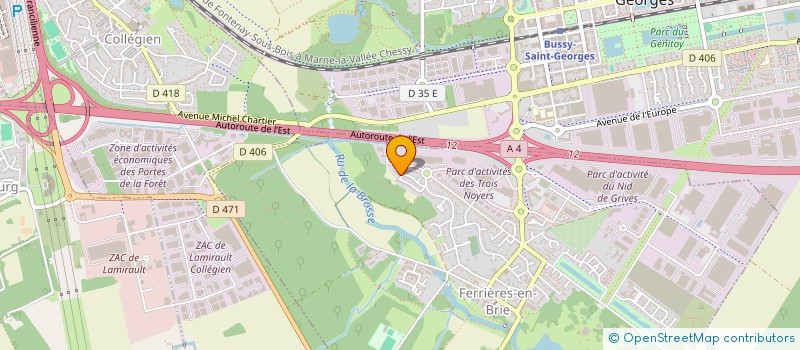 localisation de l'entreprise AKSIO CONSEIL  FERRIERES-EN-BRIE