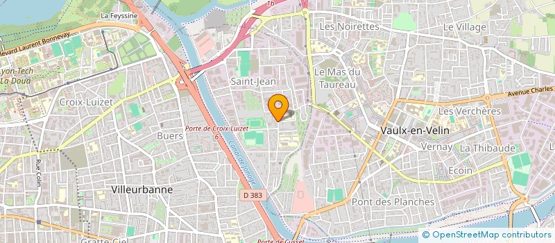 localisation de l'entreprise AKSION AUTO PIECES SARL à VILLEURBANNE