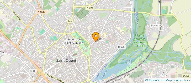 localisation de l'entreprise AKSIS à SAINT-QUENTIN