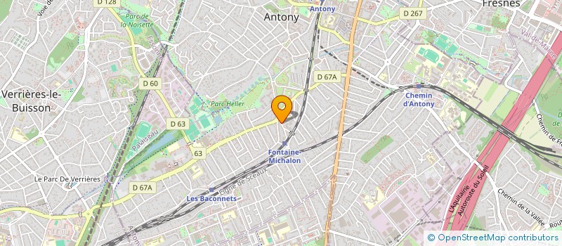 localisation de l'entreprise AKSOL à ANTONY