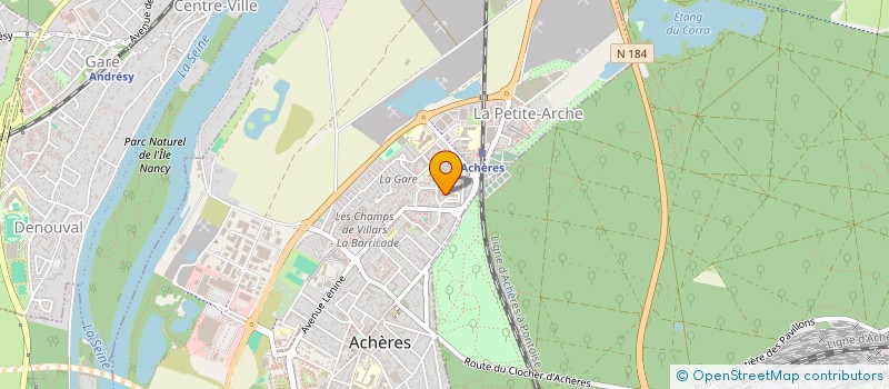localisation de l'entreprise AKSTON ASCENSEUR à ACHERES