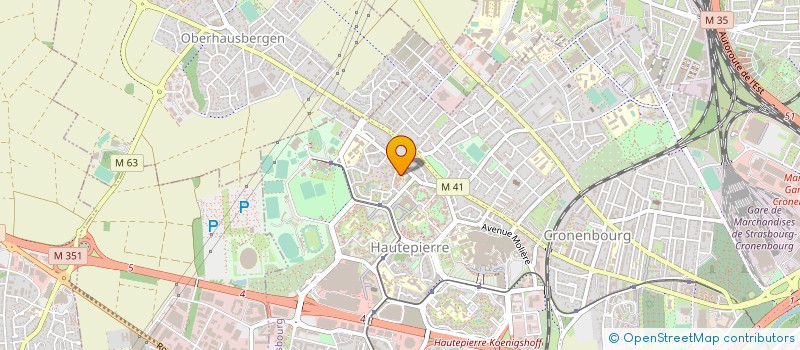 localisation de l'entreprise AKSU ET FILS  STRASBOURG