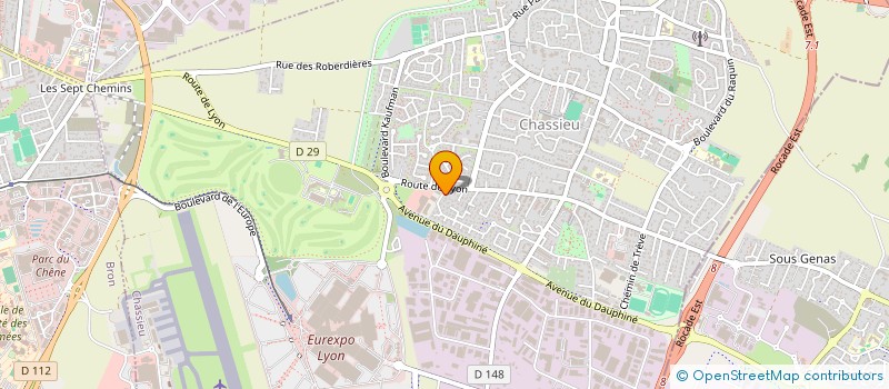 localisation de l'entreprise AKT HOLDING  CHASSIEU