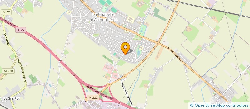 localisation de l'entreprise AKT URBAIN à LA CHAPELLE-D'ARMENTIERES