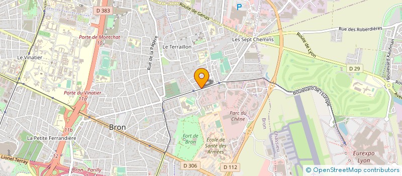 localisation de l'entreprise AKTA à BRON