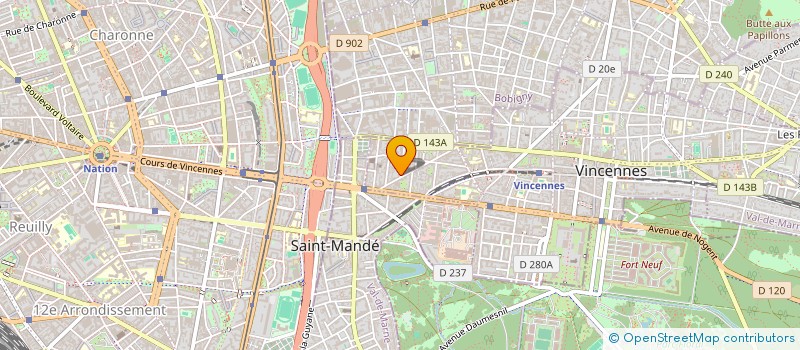 localisation de l'entreprise AKTA à VINCENNES