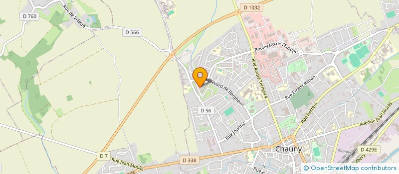 localisation de l'entreprise AKTAS CARRELAGE à CHAUNY