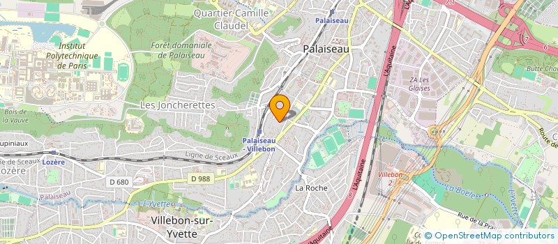 localisation de l'entreprise AKTE8 à PALAISEAU