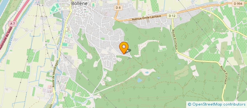 localisation de l'entreprise AKTEAM PROGRESS  BOLLENE