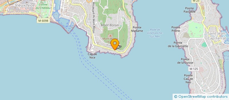 localisation de l'entreprise AKTEMIS à NICE